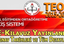 TEOG 2015-2016 Kılavuz
