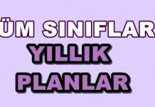 Yıllık planlar