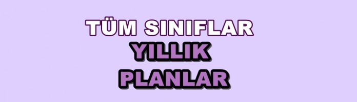 Yıllık planlar