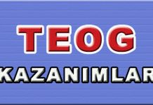 2017-2018 TEOG Sınav Konuları