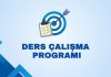 Ders Çalışma Programı