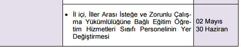 yer değiştirme-