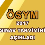osym-sinav-takvimi