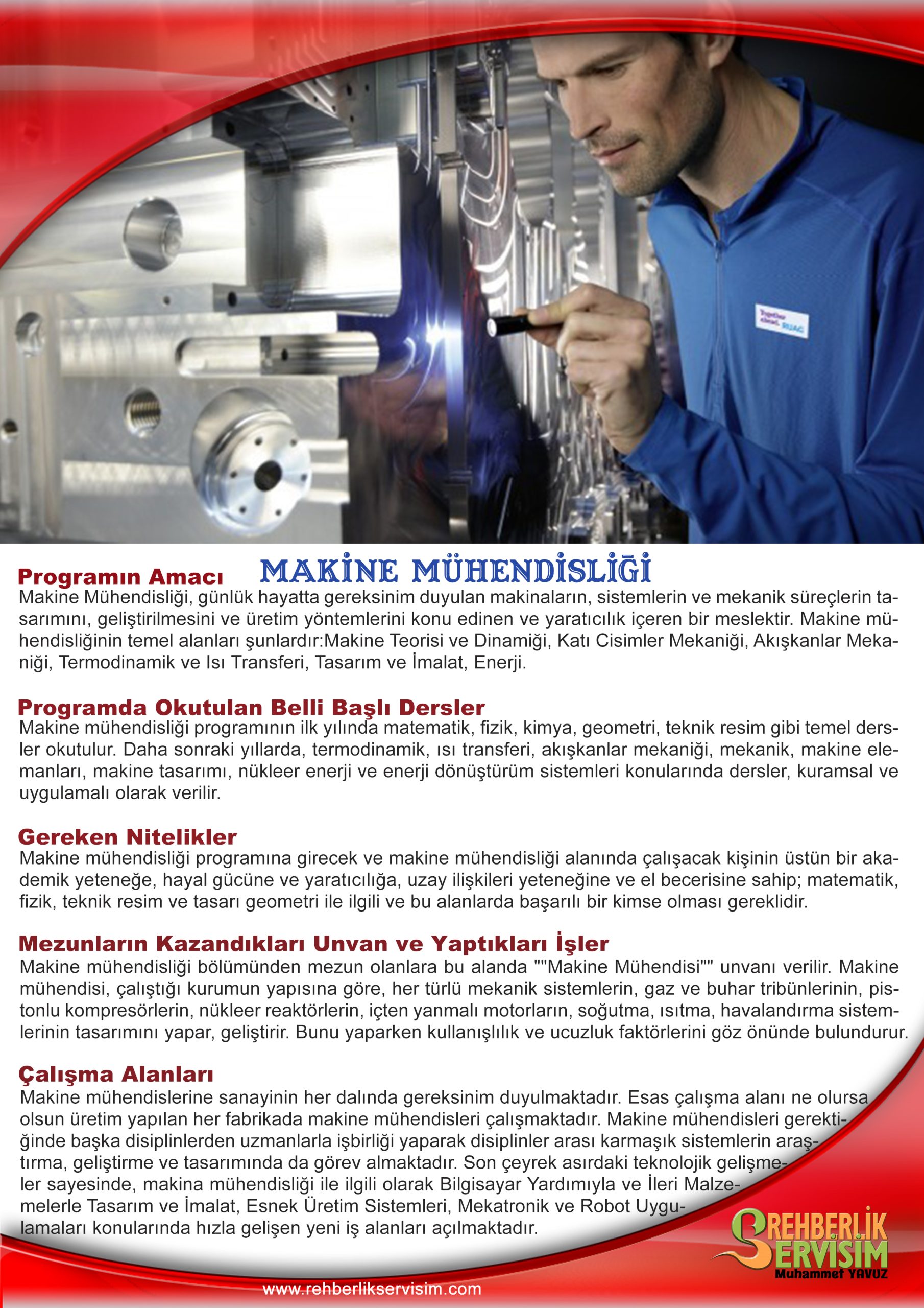 Makine-Muhendisligi | REHBERLİK SERVİSİM