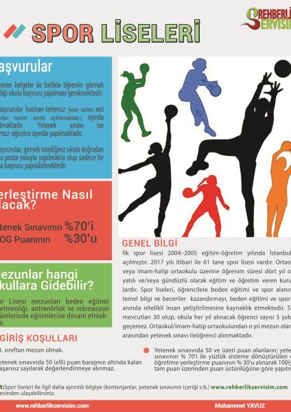 2017 Spor Liseleri Tanıtım Afişi