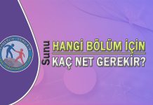 Bölümlerin TYT/AYT Net Sayıları-Sunu