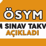 sınav takvimi