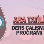 ara tatili ders çalışma programı