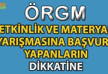 3. Özel Eğitim ve Rehberlik Hizmetleri Materyal ve Etkinlik Yarışmasına Başvuruda Bulunanların Dikkatine!