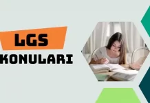 2023 LGS 1. Dönem Konuları