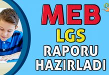 MEB ‘LGS Raporu’ Hazırladı