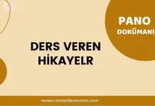 Rehberlik Panosu Ders Veren Hikayeler ve Başarılı Hayatlar
