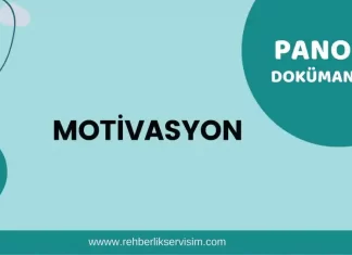 Motivasyon Pano Dokümanı