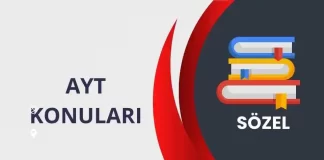 2025 AYT Sözel Konuları -PDF