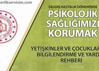 MEB’den Yetişkinler ve Çocuklar İçin Bilgilendirme/Yardım Rehberi