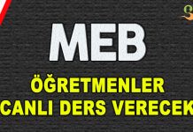 Uzaktan Eğitimde Canlı Dersler Başlıyor