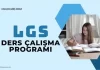 LGS Ders Çalışma Programı