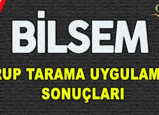 2019-2020 Yılı BİLSEM Grup Tarama Uygulaması Sonuçları