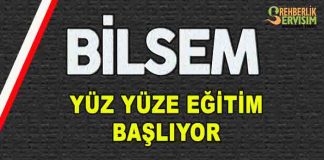 BİLSEM’lerde Yüz Yüze Eğitim Başlıyor