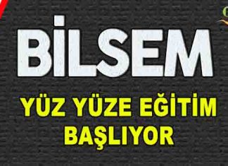 BİLSEM’lerde Yüz Yüze Eğitim Başlıyor