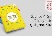 2, 3 ve 4. Sınıf Düzeylerinde Çalışma Soruları Yayımlandı