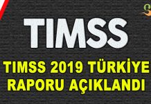 MEB TIMSS 2019 Türkiye Raporunu Açıkladı