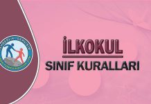 İlkokullar İçin Sınıf Kuralları-Pano Dokümanı