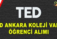 TED Ankara Koleji Vakfı Özel İlkokulu ve Ortaokulu Öğrenci Alımı