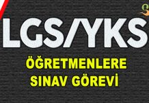 LGS ve YKS İçin Sınav Görev İsteği