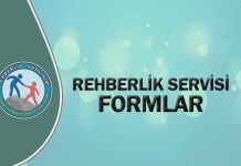 Rehberlik Servisi Formlar