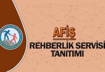 Rehberlik Servisi Tanıtımı-Afiş