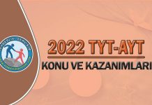 2022 TYT-AYT Konu ve Kazanımları Açıklandı 2022 tyt ayt konuları