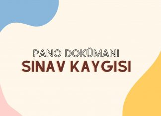 Sınav Kaygısı Pano Dokümanı-Afiş