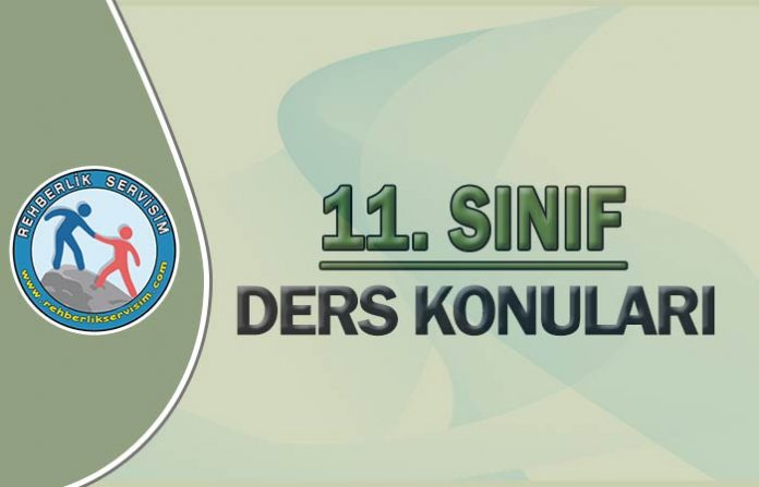 11. sınıf konuları