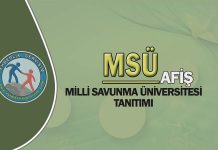 Milli Savunma Üniversitesi (MSÜ) Tanıtımı Afiş msü tanıtımı