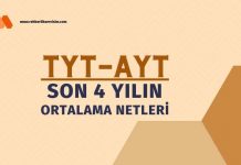TYT-AYT Son 4 Yılın Net Sayıları