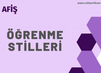 Öğrenme Stilleri-Afiş öğrenme stilleri afiş