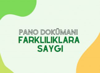 Farklılıklara Saygı – Pano Dokümanı farklılıklara saygı