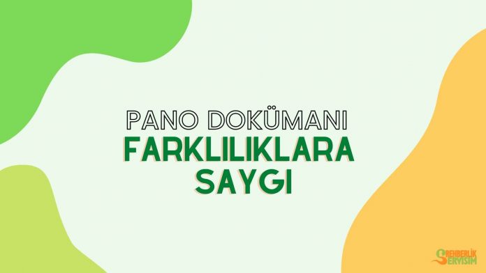 farklılıklara saygı