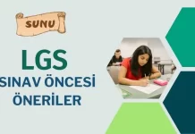 LGS Sınav Öncesi Öneriler-Sunu