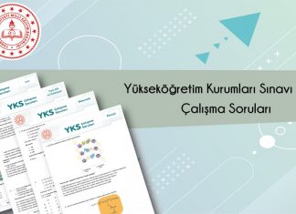 YKS Çalışma Soruları Yayımlandı yks çalışma soruları