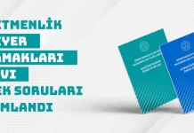 Öğretmenlik Kariyer Basamakları Sınavı Örnek Soruları Yayımlandı