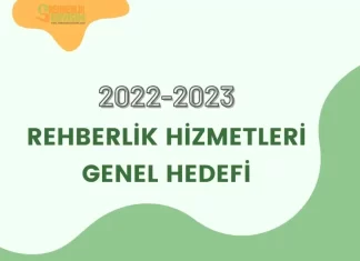 2022-2023 Rehberlik Hizmetleri Genel Hedefleri Belirlendi