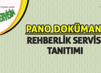 Rehberlik Servisi Tanıtımı- Pano Dokümanı