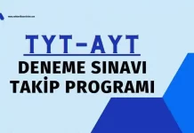 TYT-AYT Deneme Sınavı Takip Programı