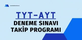 TYT-AYT Deneme Sınavı Takip Programı