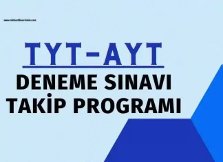 TYT-AYT Deneme Sınavı Takip Programı