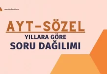 2025 AYT Konulara Göre Soru Dağılımı