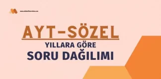 2025 AYT Konulara Göre Soru Dağılımı