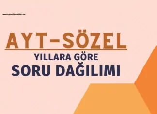 2025 AYT Konulara Göre Soru Dağılımı